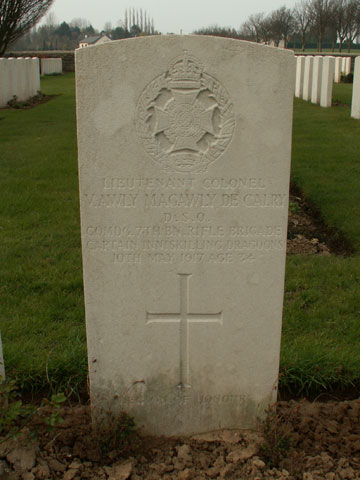 Lt Colonel Valerio Magawly de Calry DSO