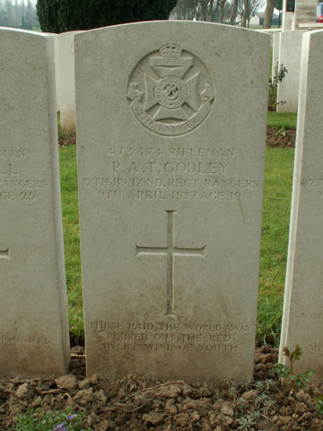 Rifleman Percy Godley