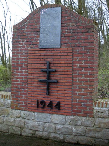 The monument to the Free French Forces at Bourlon