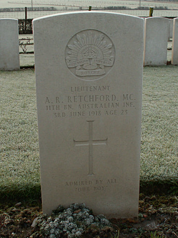 Lieutenant Albert Retchford MC