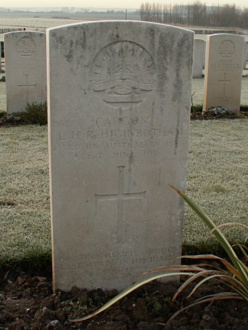 Captain Lindon Higinbotham