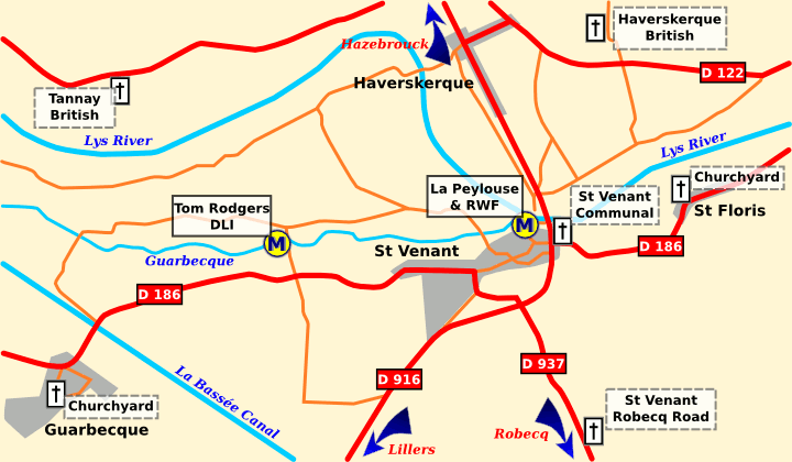 St Venant and General area